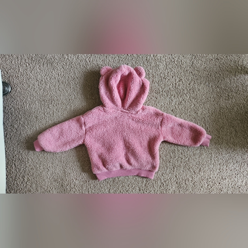 H&M Soft Pink Textured Jacket - Picture 4 of 4
